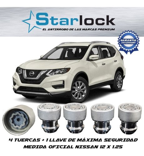 Birlos Antirobo Starlock Nissan Xtrail 12x1.25