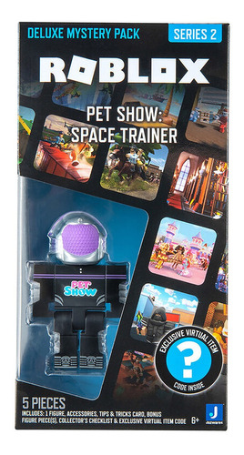 Roblox - Boneco Deluxe De 7cm - Pet Show: Space Trainer