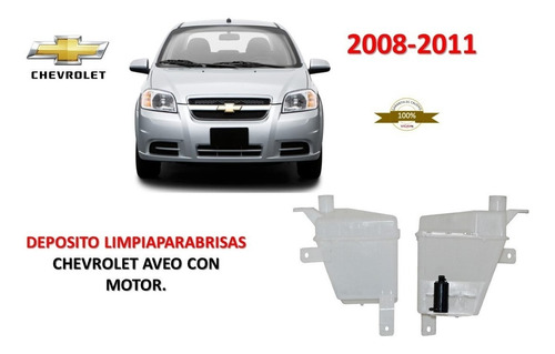Deposito Limpiaparabrisas Con Motor Chevrolet Aveo 2008-2011