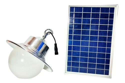 Bombilla De Emergencia Foco Solar Led Con Panel