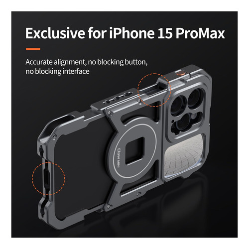 Vrig Iphone15 Promax All Metal Mobile Mobile Rabbit Cage Y