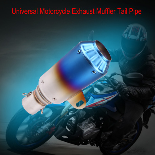 Silenciador Universal Para Motocicleta, Tubo De Escape Con P