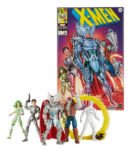 Set De 5 Figuras Retro Xmen 60 Aniversario Marvel Legends