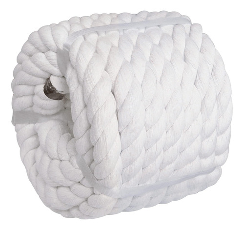 Cuerda De Algodón Blanco 2.5 Cm X 15 M Para Manualidades