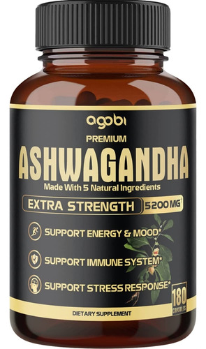 Suplementos Ashwagandha Prémium 5 - Unidad a $1022