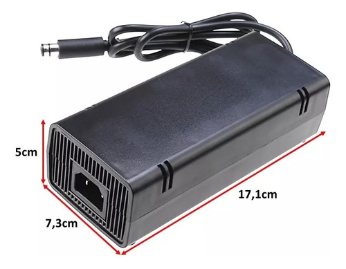 Fonte Carregador Para Game 360 Super Slim 1 Pino Bivolt