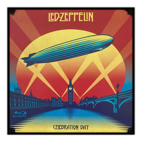 #305 - Cuadro Decorativo Vintage - Led Zeppelin Rock Poster