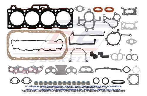 Juego De Juntas Mazda 626 Gt 2.2 4l Sohc 12v 1990-1991 T/a
