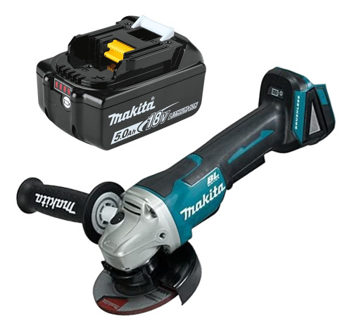 Esmeriladora Inalambrica Makita 18v Brushless Dga458+bateria