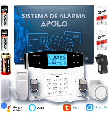 Alarma Casa Domiciliaria Inalámbrica Gsm Wifi Pstn Apolo 02