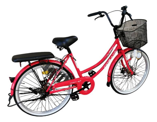 Bicicleta Nueva Rin 24 Camila Sifrina Rojo De Paseo