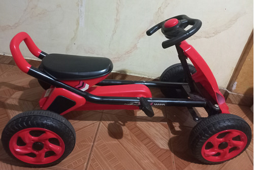 Prinsel Rally Go Kart Carro De Pedales Para Niños Rojo