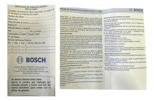 Bateria Bosch 12x75 Para Ford Mondeo 1.8 Tdci 2007-2010