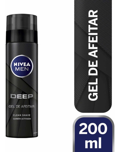 Gel De Afeitar Nivea Men Deep 200 Ml