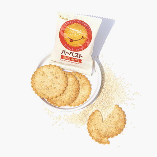 Imagen 3 de 3 de Galleta Japonesa Dulce Tohato Harvest 8 Paquetes Con 32 Pzs
