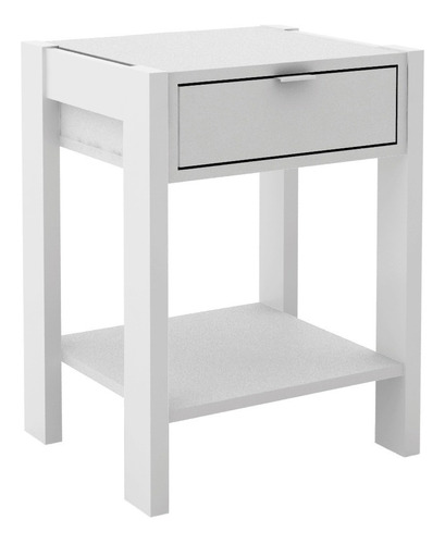 Mesa De Luz Con 1 Cajón Minimalista Ideal Dormitorio - 1023 