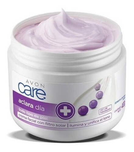 Crema Care Facial Aclara Día Con Filtro Solar De Avon Tipo de piel Mixta