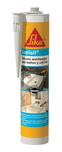 Sika Sanisil Silicona Antihongos Para Baños Y Cocinas