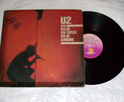 Muy Usado ! Leer !! U2  - Bajo Un Cielo Rojo Sangre / Vinilo