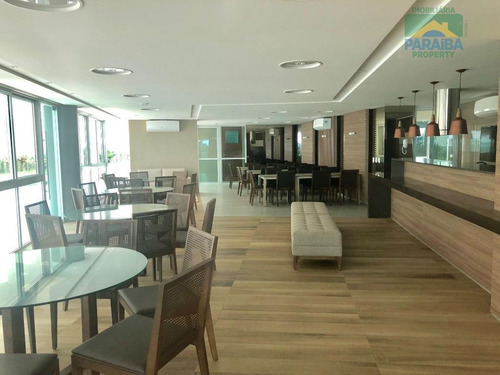 Imagem 2 de 15 de Apartamento Novo Beiramar Para Locação - Praia Do Cabo Branco - João Pessoa - Pb - Ap1306