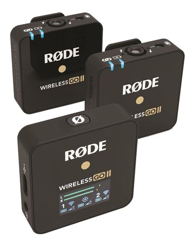 Sistema Micrófono Inalambrico Rode Wireless Go Ii Doble Cana