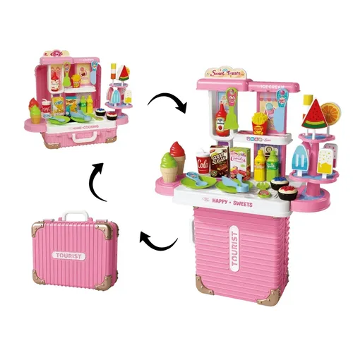 Bancada Confeitaria Infantil 3 em 1 Maxi Toys - 38 Peças