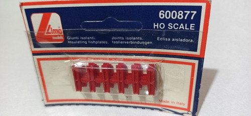 Imagen 4 de 6 de Eclisas Aislantes Plásticas Lima 600877 Ho 1/87 Para Vías