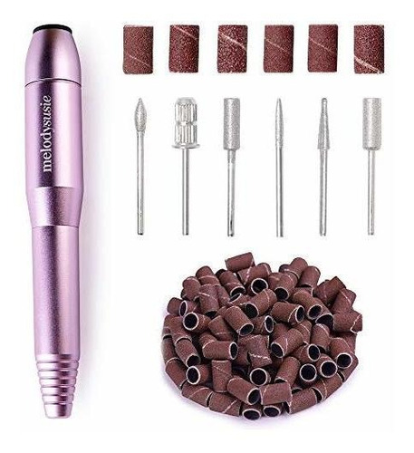 Melodysusie Portable Electric Nail Drill - Kit De Uñas Profe