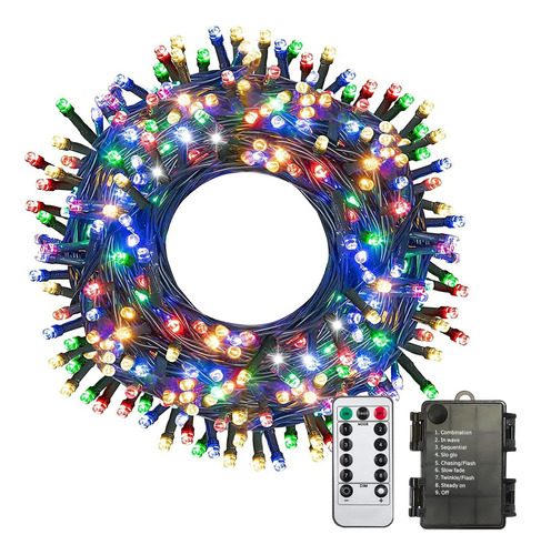 Iticdecor Guirnalda De 100 Luces Led De Navidad De 33 Pies, 