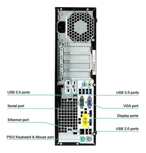 Cpu Elitedesk 705 G1 Amd 4gb 500gb Placa Vídeo Monitor 18,5 (Usado)