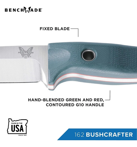 Faca Benchmade 162 Bushcrafter G10 Aço S30v Fulltang