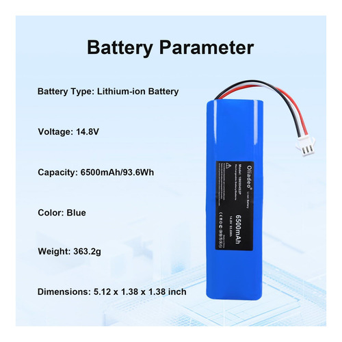 Substituição Da Bateria Proscenic M7 Pro Para Uoni V980 Plus