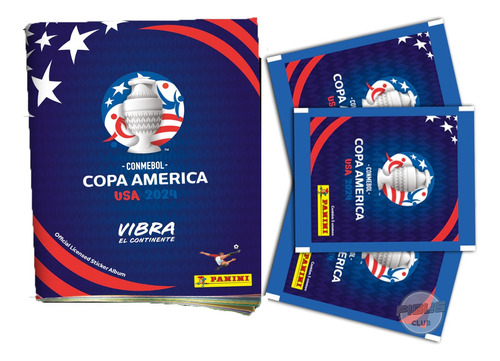 Figuritas Copa America 2024 Panini - Álbum + 100 Sobres