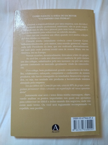Livro O Caminho Das Pedras - Antonio De Martino (Usado)
