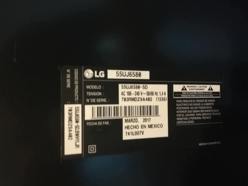 Modulo Wifi Lgsbwac72 Para Televisor LG 55uj6580 Desarme (Usado)