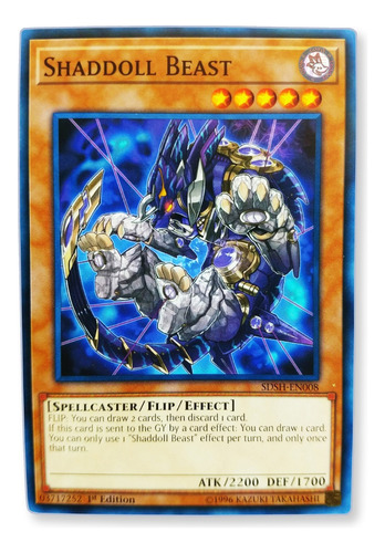 Yugi-oh! Shaddoll Beast Sdsh-en008 Comun