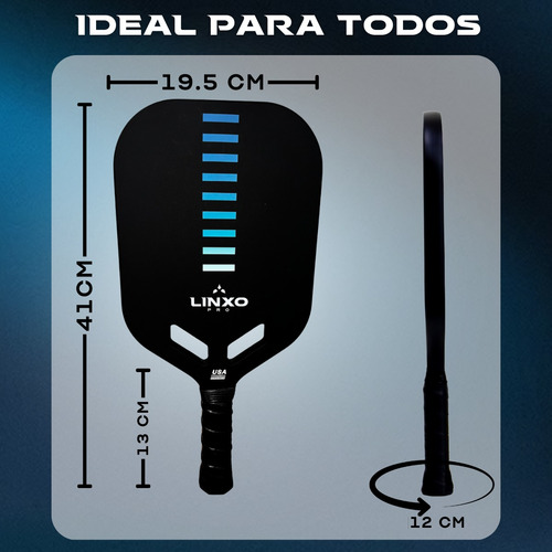 Paleta De Pickleball Linxo Pro Axis Pro