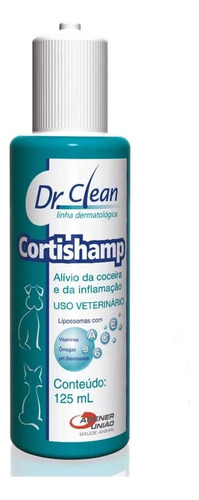 Cortishamp - Shampoo Dr Clean Cães E Gatos - Agener (125ml) Fragrância Neutra