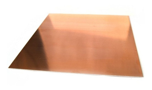 5 Pzas De Placa Fenolica 10x10 Baquelita Cm 1 Cara Cobre Pcb