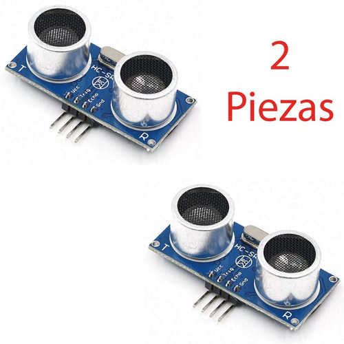 2 Piezas Sensor Ultrasonico Hc-sr04 Arduino