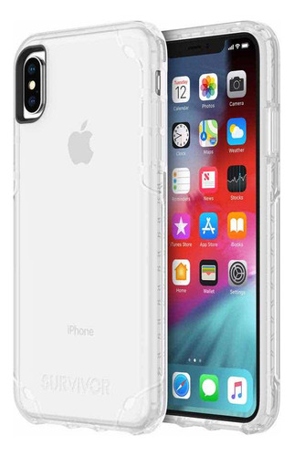 Protector Compatible Con iPhone XS Max Survivor Strong Clear