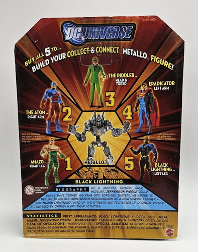 ### Dc Universe Classics Wave 5 Black Lightning Metallo Baf#