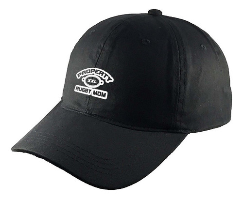 Gorra Clasica Algodón Negra Rugby R136