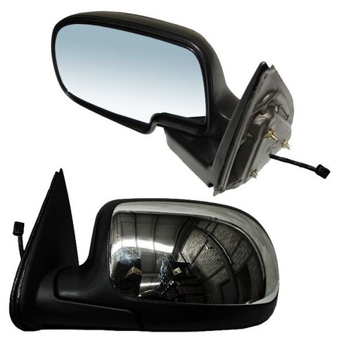 Espejo Side Mirror Eléctrico Cromado Pick Up 99 A 06