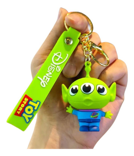 Chaveiro 3d Toy Story Buzz Ligthtyear Et Alien - Mochila