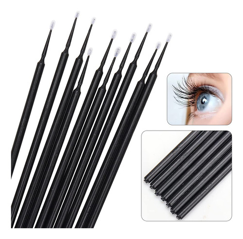 400 Cepillos Micro Aplicadores Desechables Para Extensión De