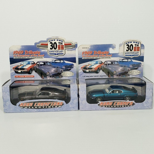 Ford Mustang Fastback 1969 Carro Colección Road Champs 1:43