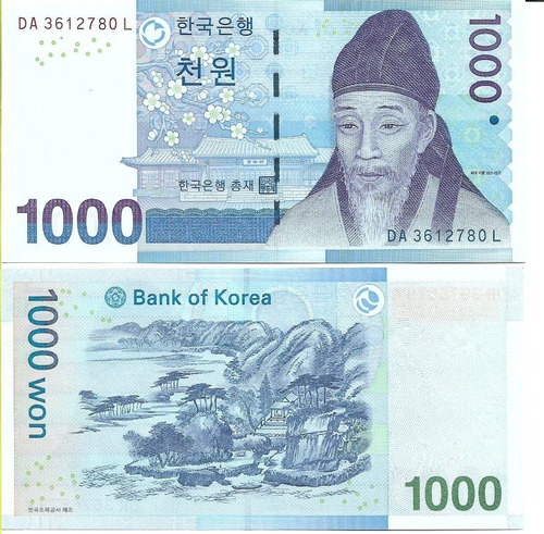 Sur Korea. 1000 Won. 2007.  Pick 54. Unc S/c