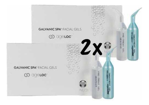 Pack 2 Cajas Geles Galvánica Facial Nuskin