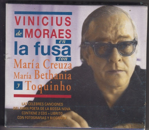 Bossa Nova Cd Doble Vinicius De Moraes En La Fusa 1996 Raro